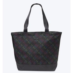 VS Pink Rainbow Logo Weekender Tote Bag NWT